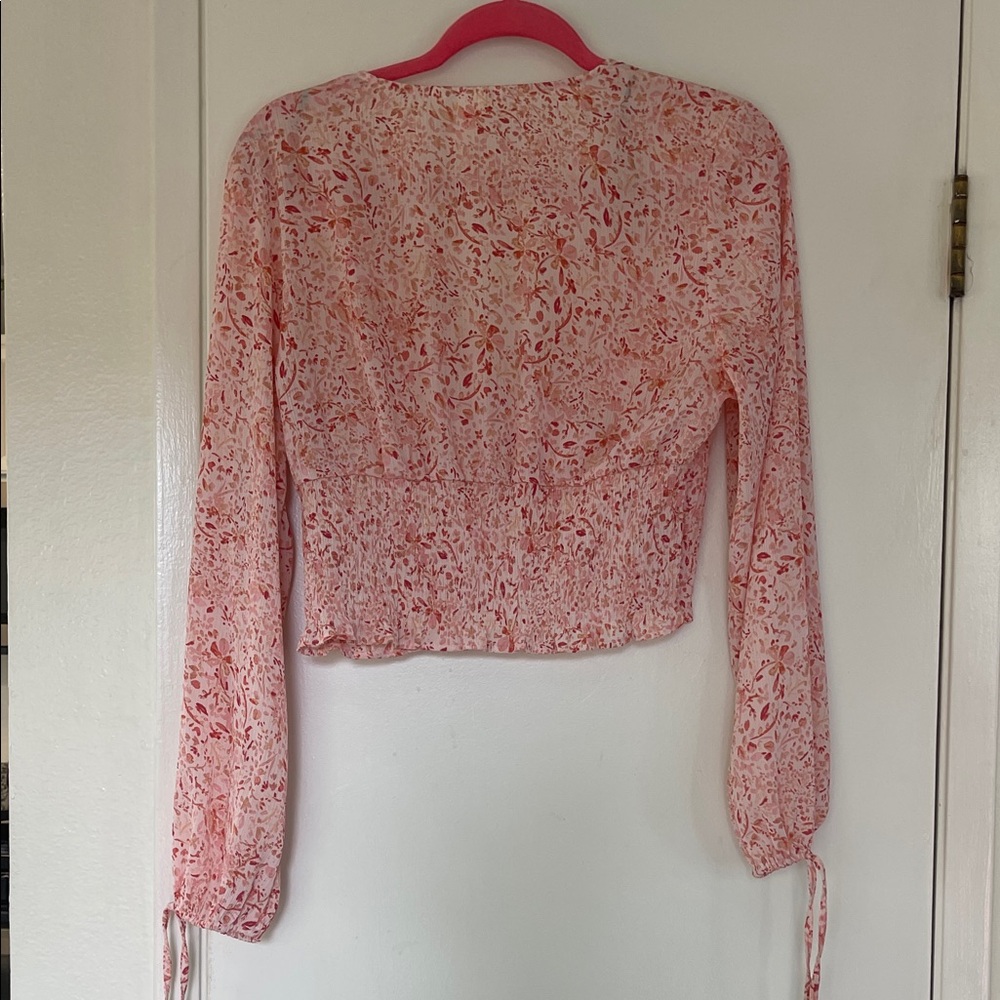 H&M Pink Floral Blouse - Picture 7 of 8